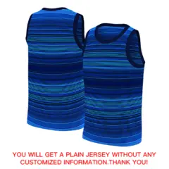 Navy Red White Gradient Fashion Basketball Jersey 4