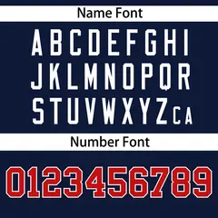 Navy Red-White Side Two-Tone Authentic Baseball Jersey 4