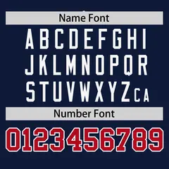 Navy Red-White Stripe Raglan Baseball Jersey 4