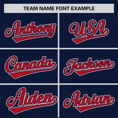 Navy Red Zebra Graffiti Authentic Baseball Jersey 3