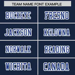 Navy Royal Authentic Football Jersey with Sleeve Stripes 3