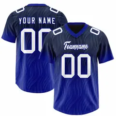 Navy Royal Gradient Outdoor Authentic Football Jersey