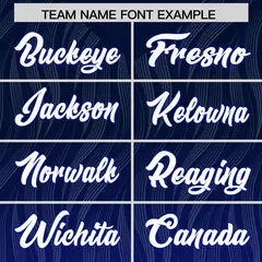Navy Royal Gradient Outdoor Authentic Football Jersey 3