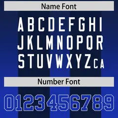 Navy Royal Gradient Vertical Stripe Fashion Football Jersey 4