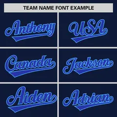 Navy Royal-Powder Blue Raglan Sleeves Baseball Jersey 3