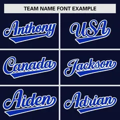 Navy Royal Raglan Sleeves Authentic Baseball Jersey 3