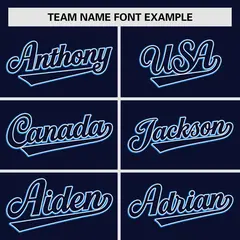 Navy Royal Raglan Sleeves Authentic Baseball Jersey 3