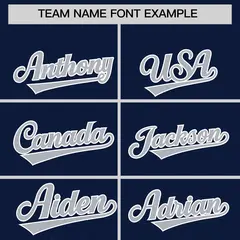 Navy Sparkle-Effect Varsity Letterman Baseball Jacket 3