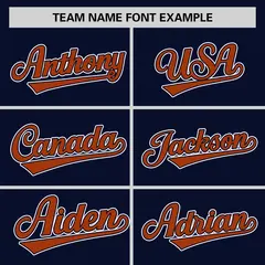 Navy Texas Orange Color Block Varsity Full-Snap Letterman Jacket 3