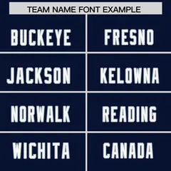 Navy Two-Tone Shoulder Cut Authentic Football Jersey 3