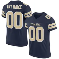 Navy Vegas Gold-White Classic Mesh Authentic Football Jersey 1