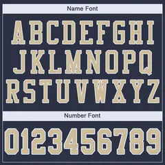Navy Vegas Gold-White Classic Mesh Authentic Football Jersey 3