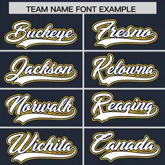 Navy Vintage Denim Baseball Jersey 5