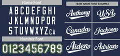 Navy White Classic Authentic Baseball Jersey 3