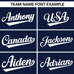 Navy White Gradient Ribbed Authentic Baseball Jersey 3
