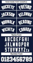 Navy White-Gray Striped Sleeveless Fashion Baseball Jersey 5