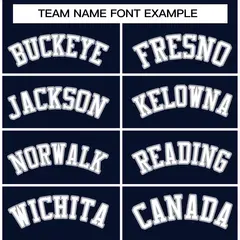 Navy White-Gray Varsity Full-Snap Letterman Jacket 3