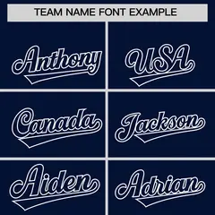 Navy White Grid Blur Pattern Baseball Jersey 3