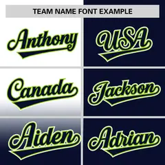 Navy White Half Gradient Authentic Baseball Jersey 3