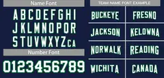 Navy White-Kelly Green Classic Style Football Jersey 3