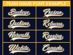 Navy White Navy-Gold Classic Hockey Jersey 3