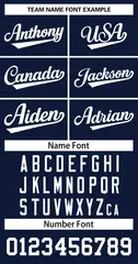 Navy White-Navy Striped Sleeveless Fashion Baseball Jersey 5