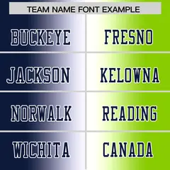 Navy White-Neon Green Gradient Football Jersey 3
