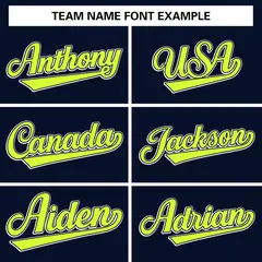 Navy White Neon Green-Navy Color Block Varsity Baseball Jacket 5