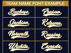 Navy White-Old Gold Classic Hockey Jersey 3