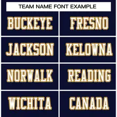 Navy White-Old Gold Classic Style Authentic Football Jersey 3