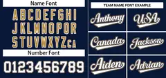 Navy White-Old Gold Stripe Raglan Baseball Jersey 3