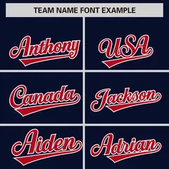 Navy White Phonetic Rhythm Authentic Baseball Jersey 3