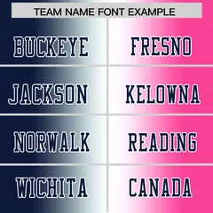 Navy White-Pink Gradient Fashion Authentic Football Jersey 3
