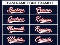 Navy White-Red Classic Style Hockey Jersey 3