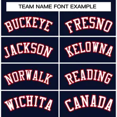Navy White-Red Raglan Varsity Full-Snap Letterman Jacket 5