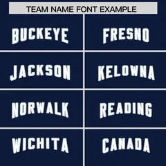 Navy White Retro Sleeve Line Authentic Football Jersey 3