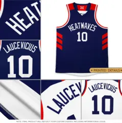 Navy White Reversible Double Side Basketball Jersey 3