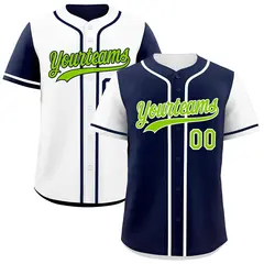 Navy White Reversible Raglan Baseball Jersey