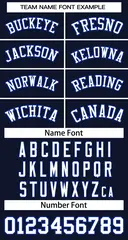 Navy White-Royal Classic Basketball Jersey 2