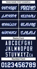 Navy White-Royal Classic Basketball Jersey 3