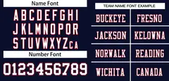 Navy White-Scarlet Classic Mesh Authentic Football Jersey 3