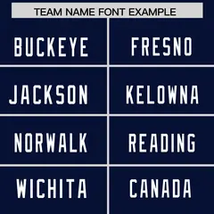 Navy White Square Neckline Classic Authentic Football Jersey 3