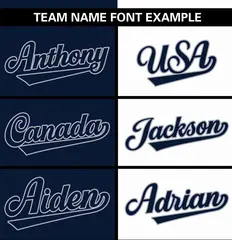 Navy White Stripe-Solid Combo Authentic Baseball Jersey 3