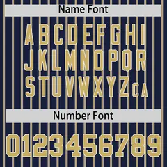 Navy White Tricolor Stripe Fashion Baseball Jersey 4
