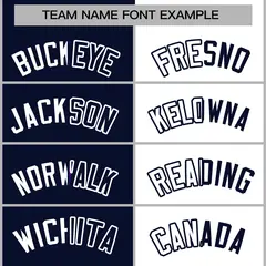 Navy White Two Tone Split Full-Snap Varsity Letterman Jacket 5