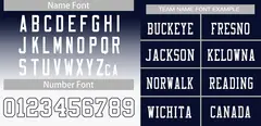 Navy White White-Navy Gradient Football Jersey 3