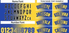 Navy Yellow-Black Bull Gradient Basketball Jersey Sets 4