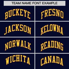 Navy Yellow Faux Leather Letterman Jacket Raglan Full-Snap 3