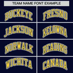 Navy Yellow Faux Leather Letterman Jacket Raglan Full-Snap 3
