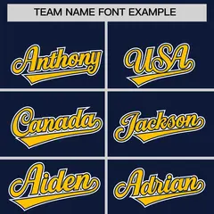 Navy Yellow Gradient Letterman Varsity Jacket Hoodie 5